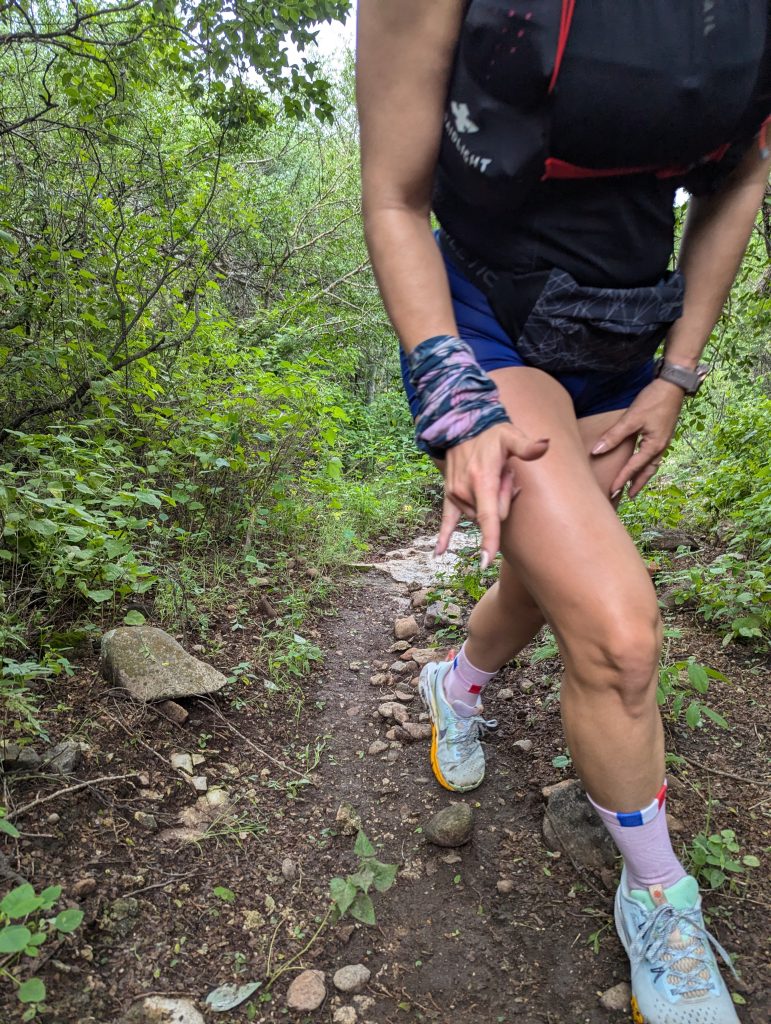 Trail running en la pista La Quebradora