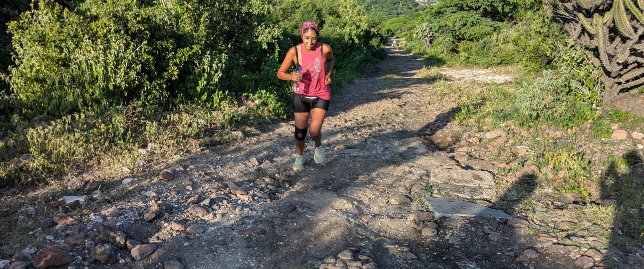 Trail running en el cerro de la Azteca